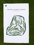 Country Club of Lansing, Michigan - Printed Golf Courses