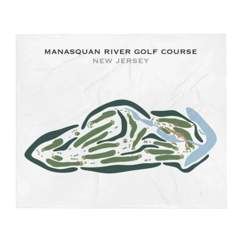 Manasquan River Golf Course, New Jersey - Printed Golf Courses