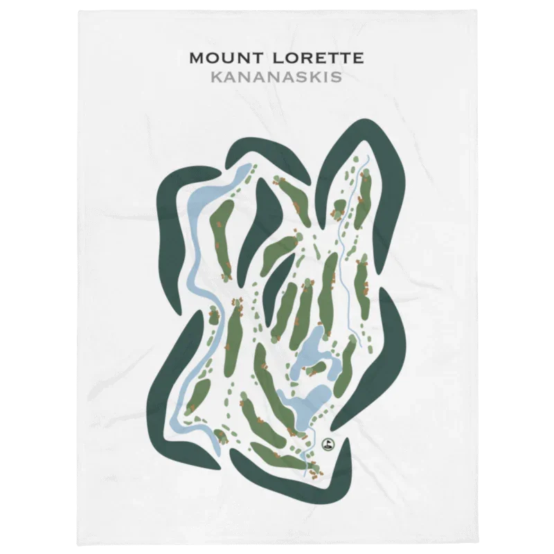 Mount Lorette Course, Alberta, Canada - Printed Golf Courses