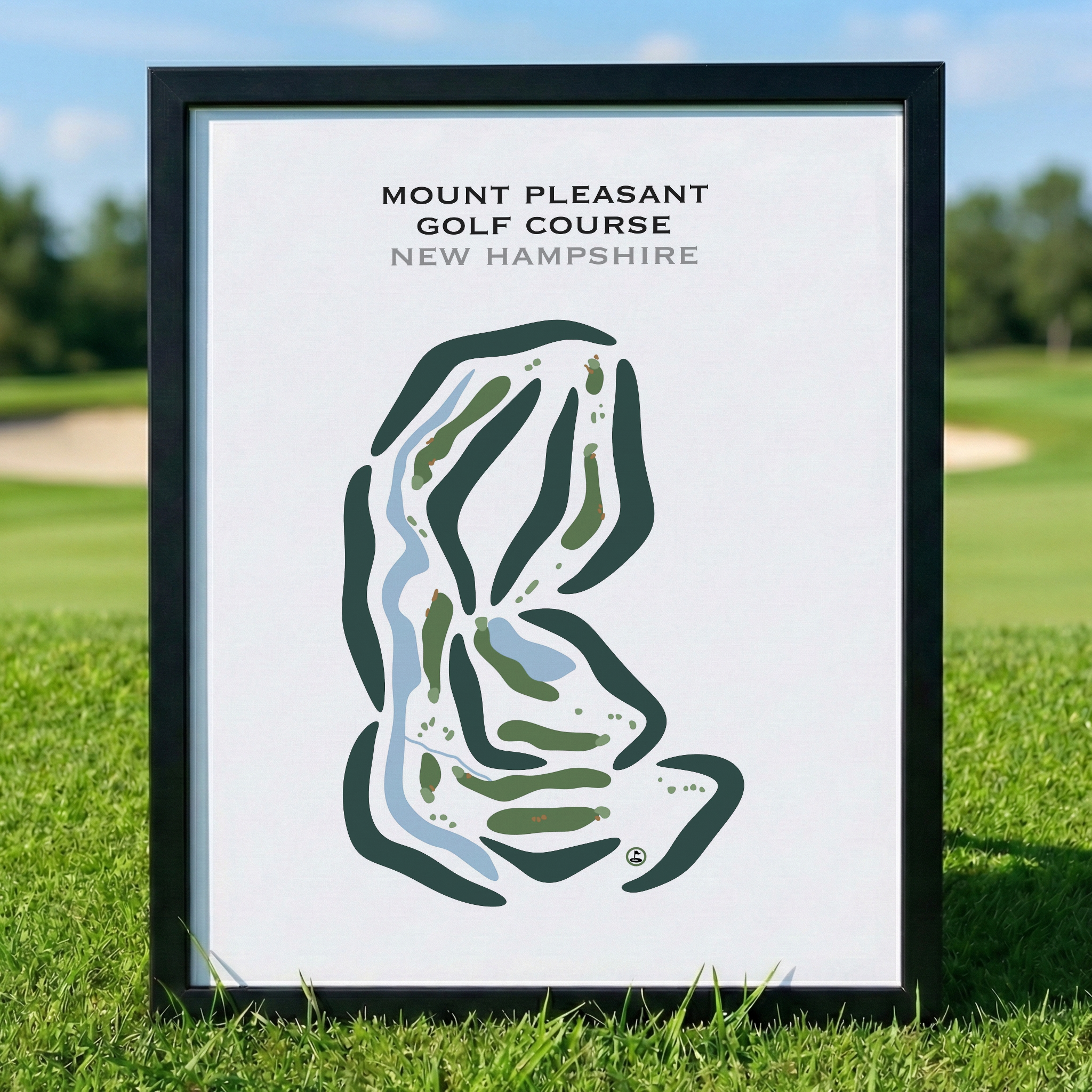 Mount Pleasant Golf Course, New Hampshire - Printed Golf Courses