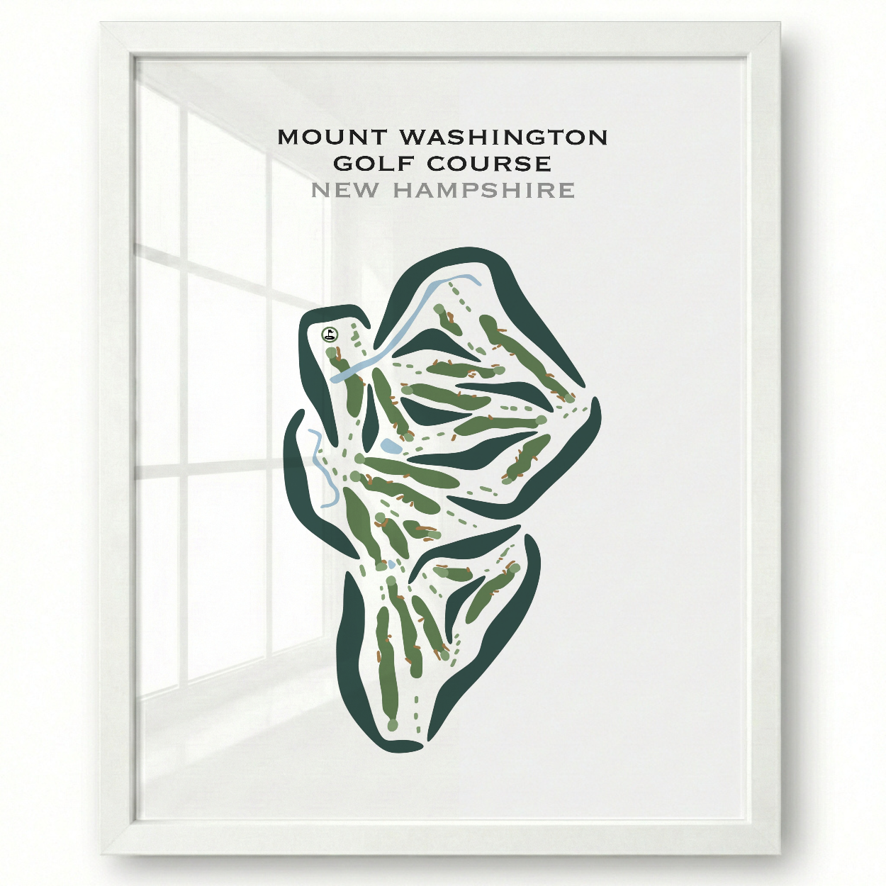 Mount Washington Golf Course, New Hampshire - Printed Golf Courses