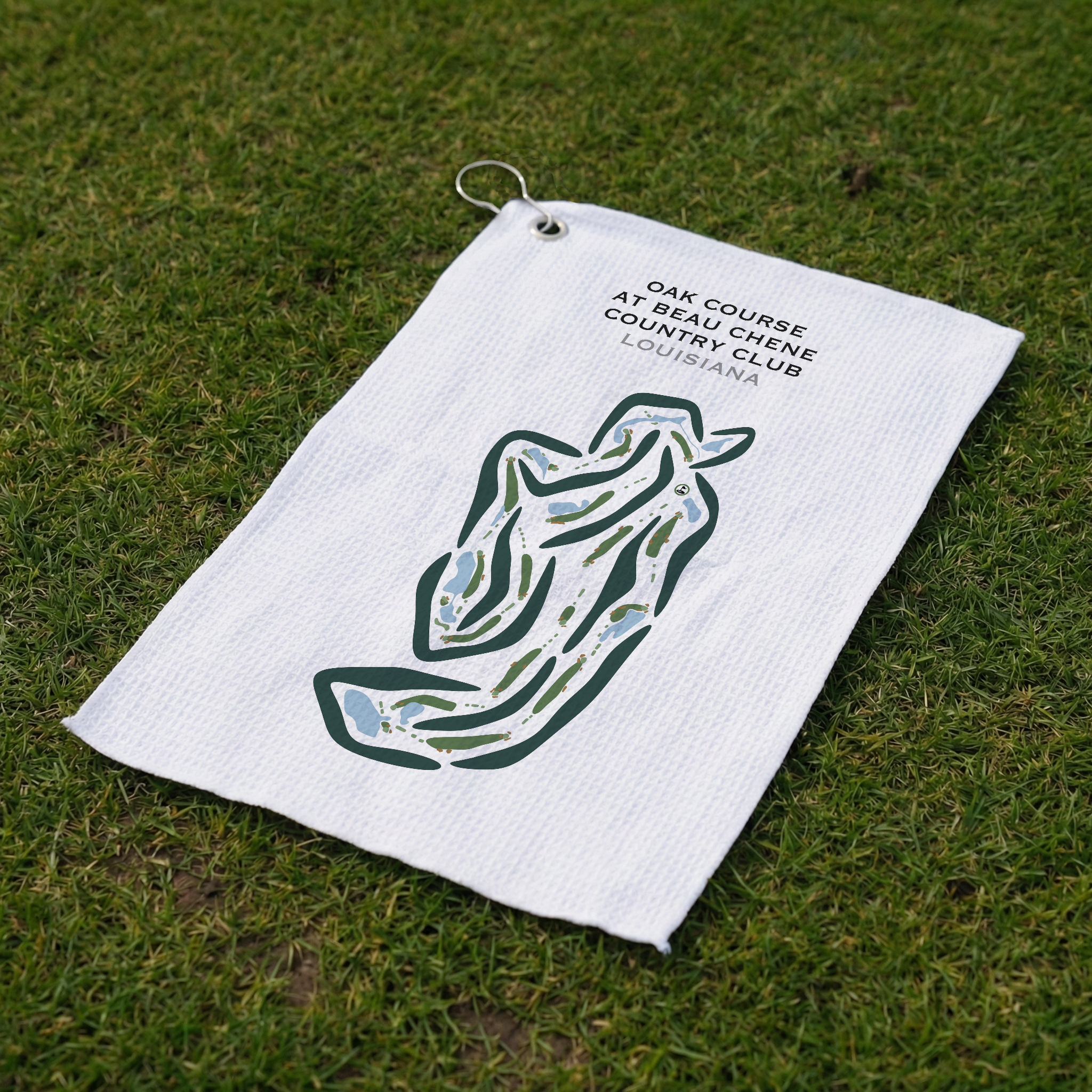 Oak Course at Beau Chene Country Club, Louisiana - Printed Golf Courses
