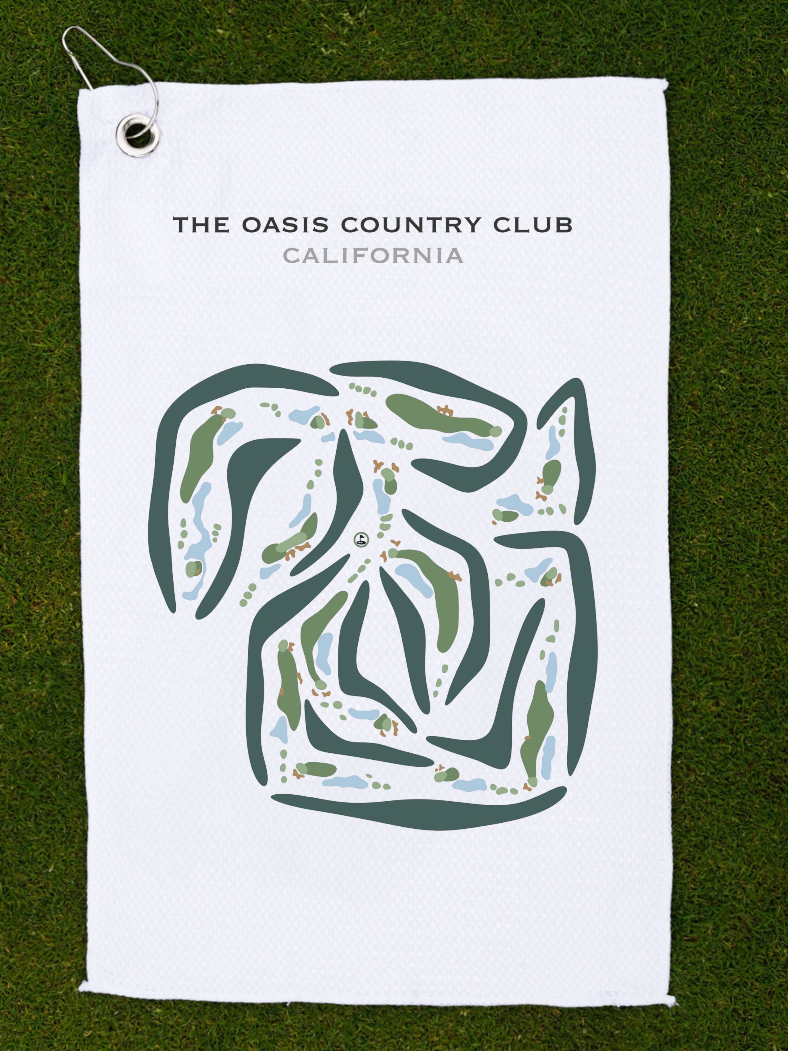 The Oasis Country Club, California - Printed Golf Courses