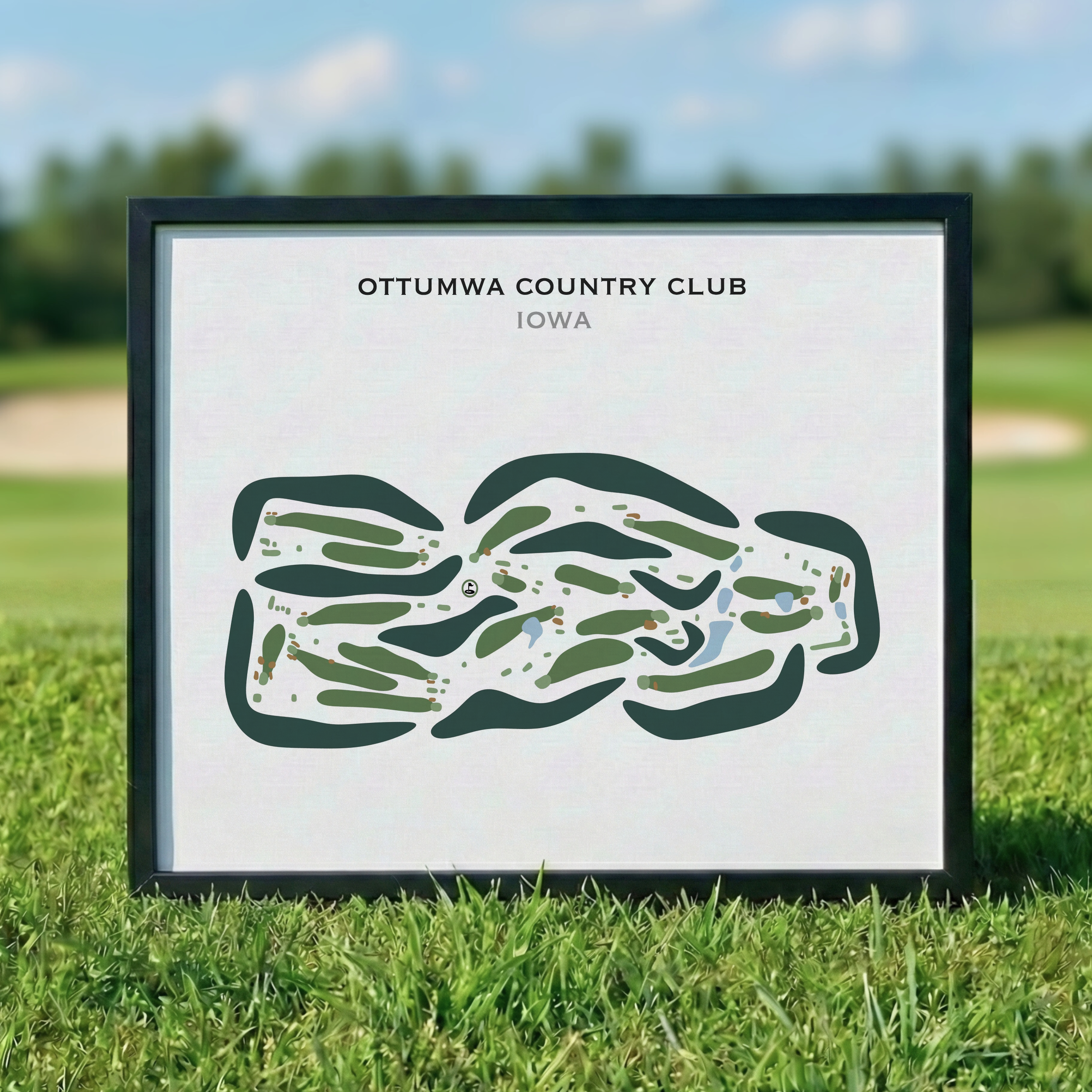 Ottumwa Country Club, Iowa - Printed Golf Courses