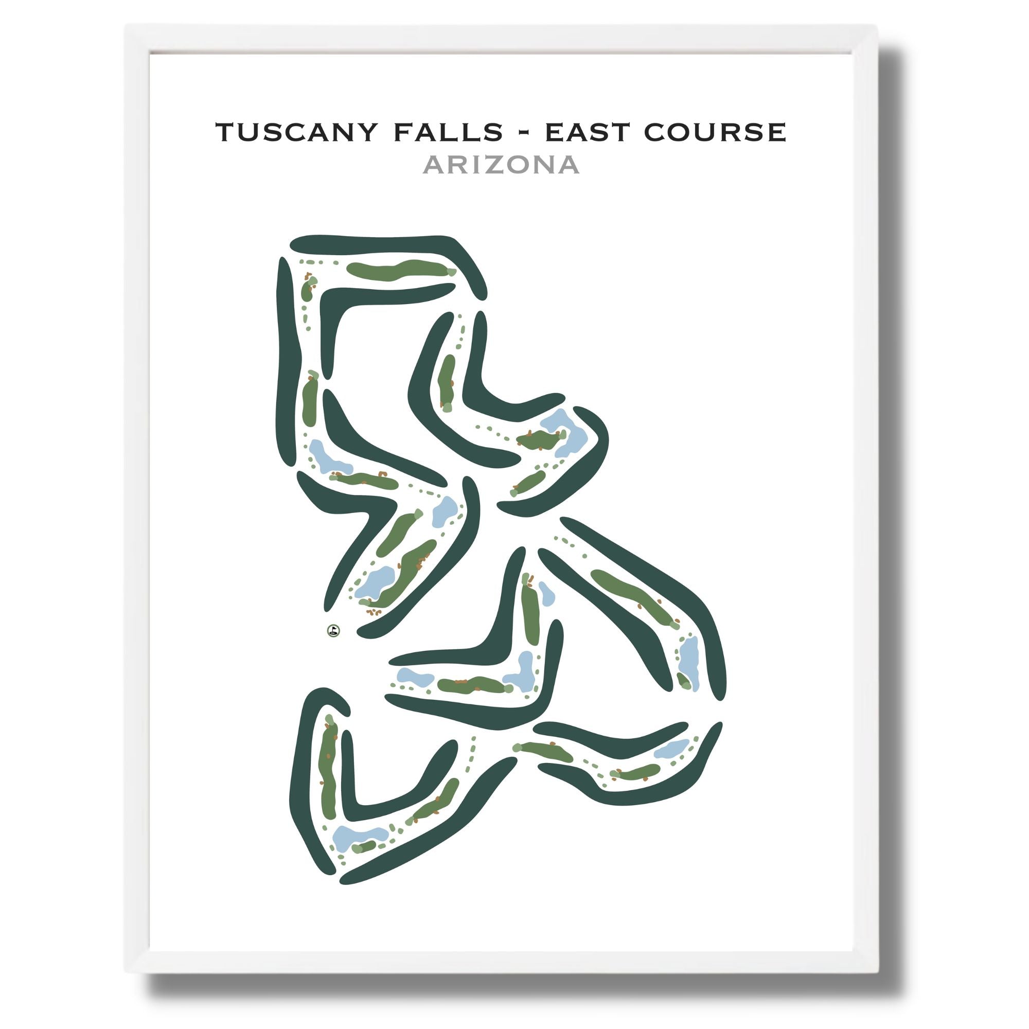 Tuscany Falls – East Course, Arizona - Printed Golf Courses