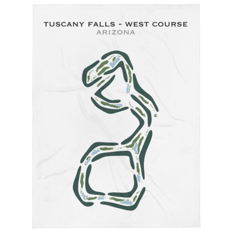 Tuscany Falls – West Course, Arizona - Printed Golf Courses
