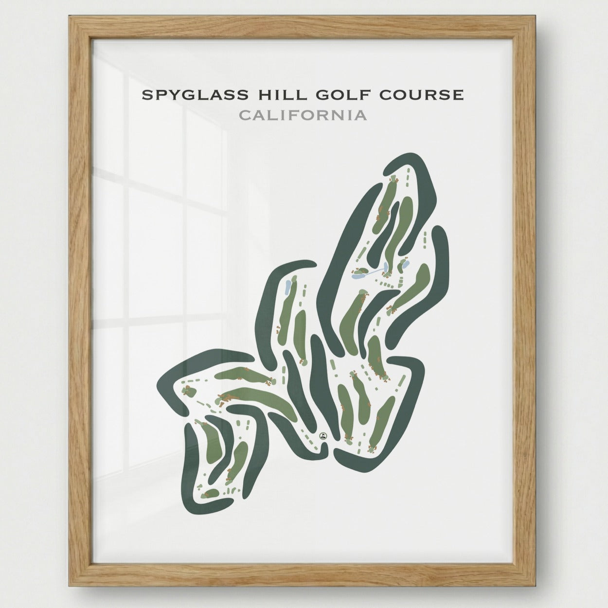 Spyglass Hill Golf Course, California - Printed Golf Courses
