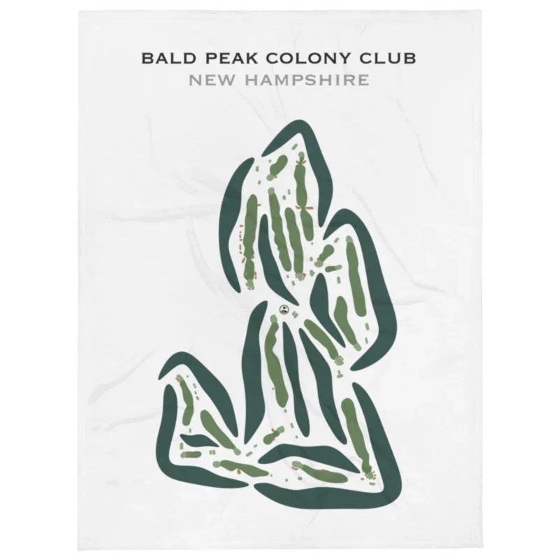 Bald Peak Colony Club, New Hampshire - Printed Golf Course