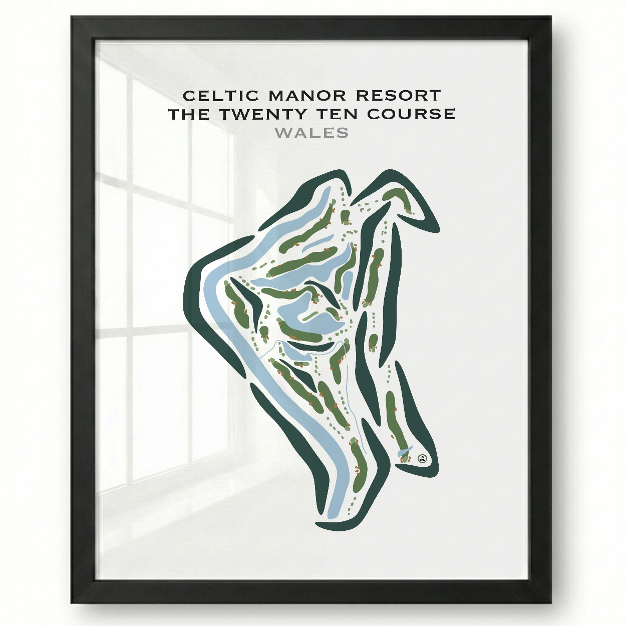 The Celtic Manor Resort - The Twenty Ten Course, Wales - Printed Golf Courses