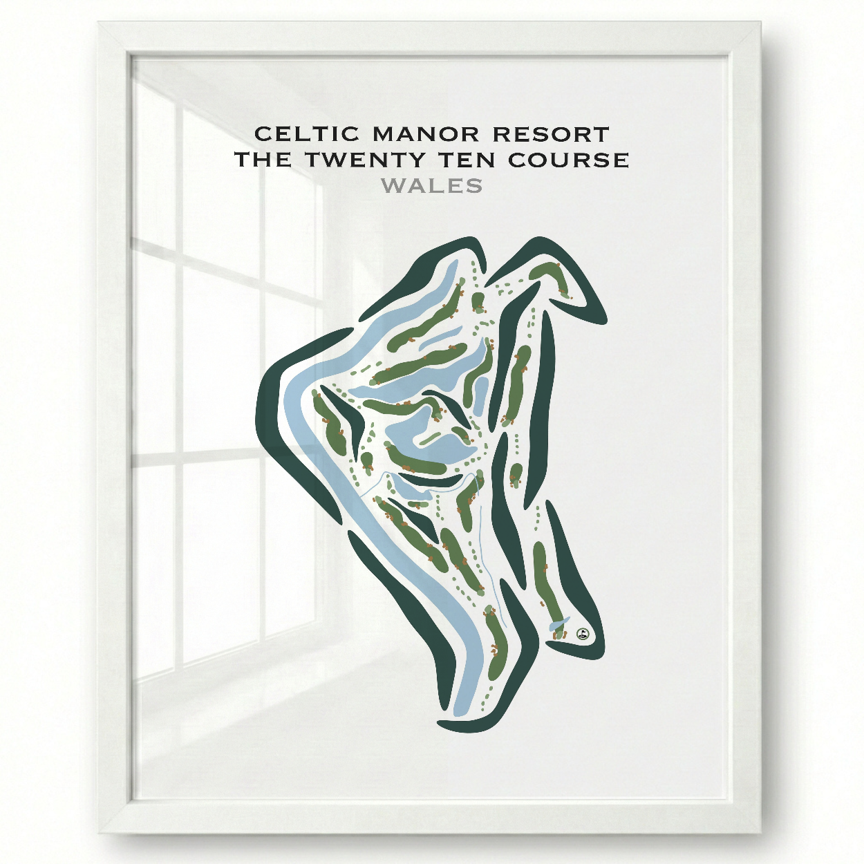 The Celtic Manor Resort - The Twenty Ten Course, Wales - Printed Golf Courses