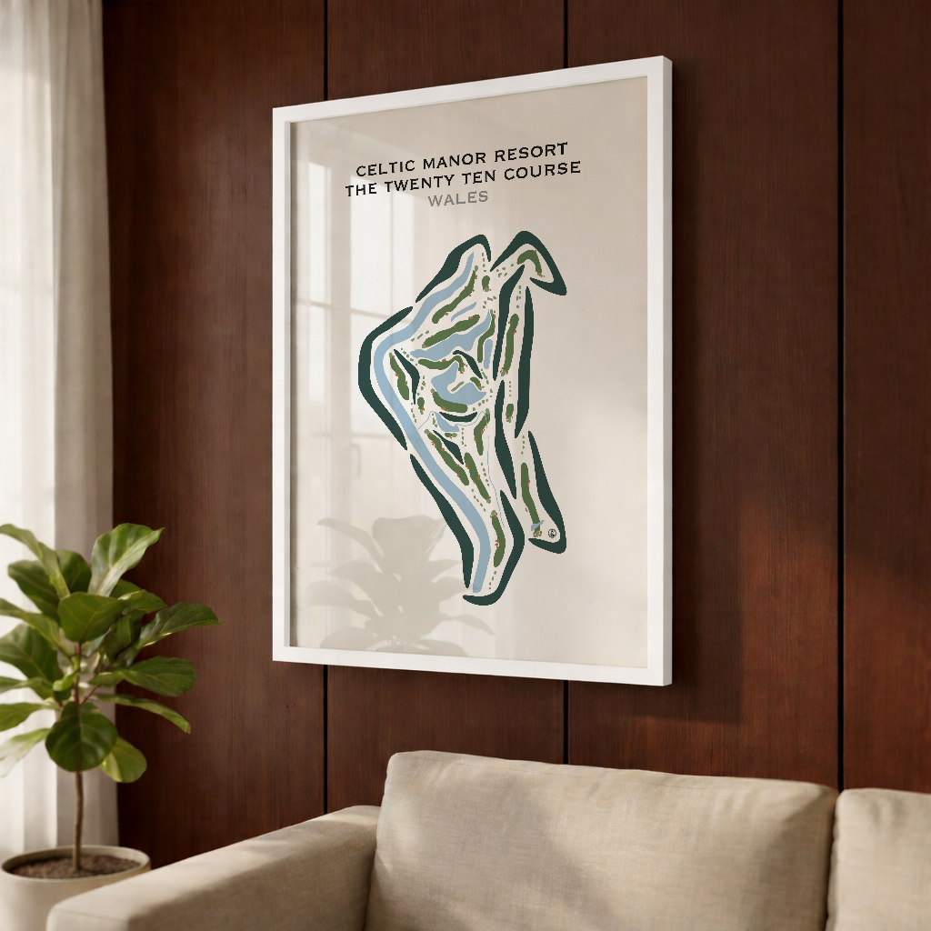 The Celtic Manor Resort - The Twenty Ten Course, Wales - Printed Golf Courses