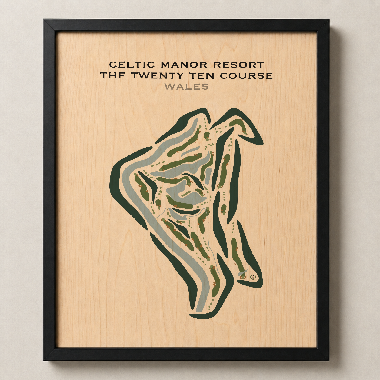 The Celtic Manor Resort - The Twenty Ten Course, Wales - Printed Golf Courses