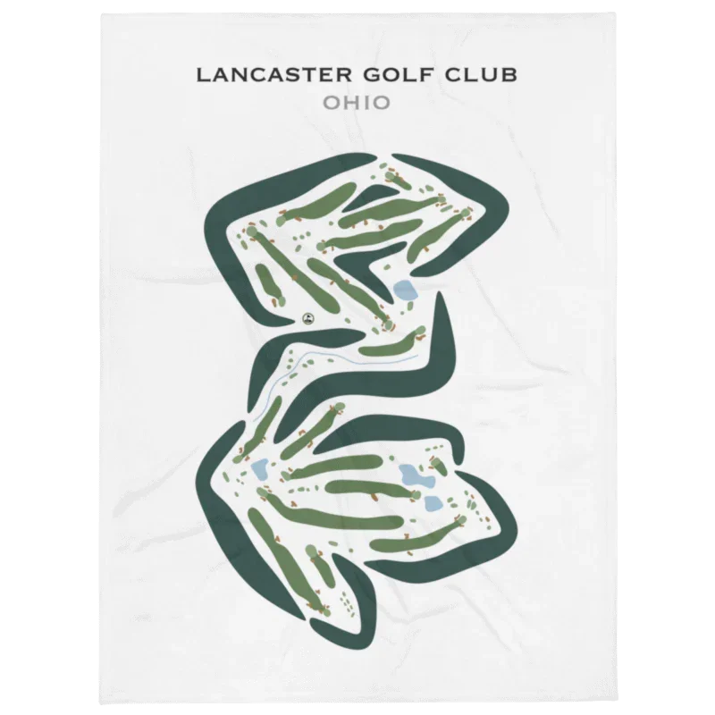 Lancaster Golf Club, Ohio (Portrait) - Printed Golf Courses