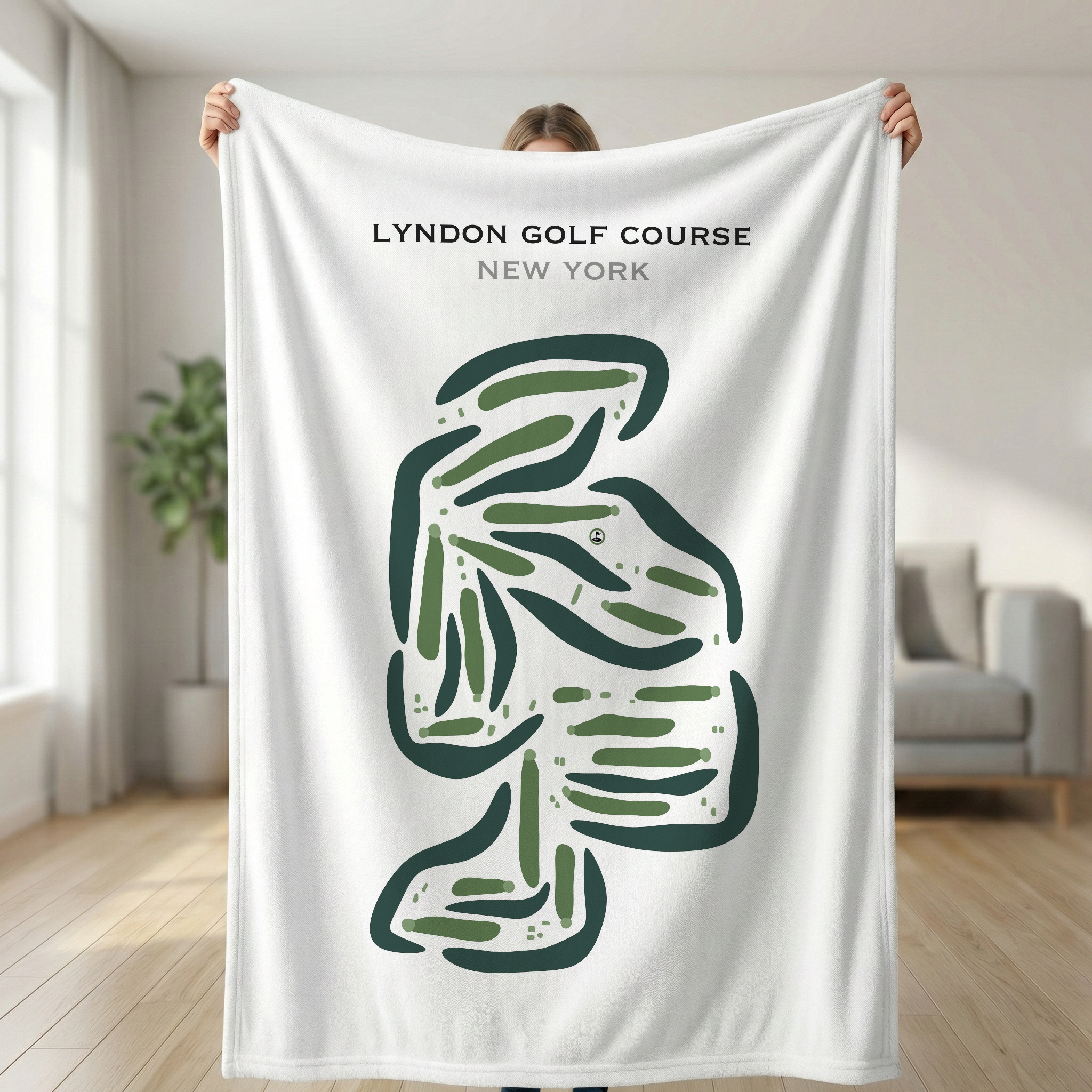 Lyndon Golf Course, New York - Printed Golf Courses