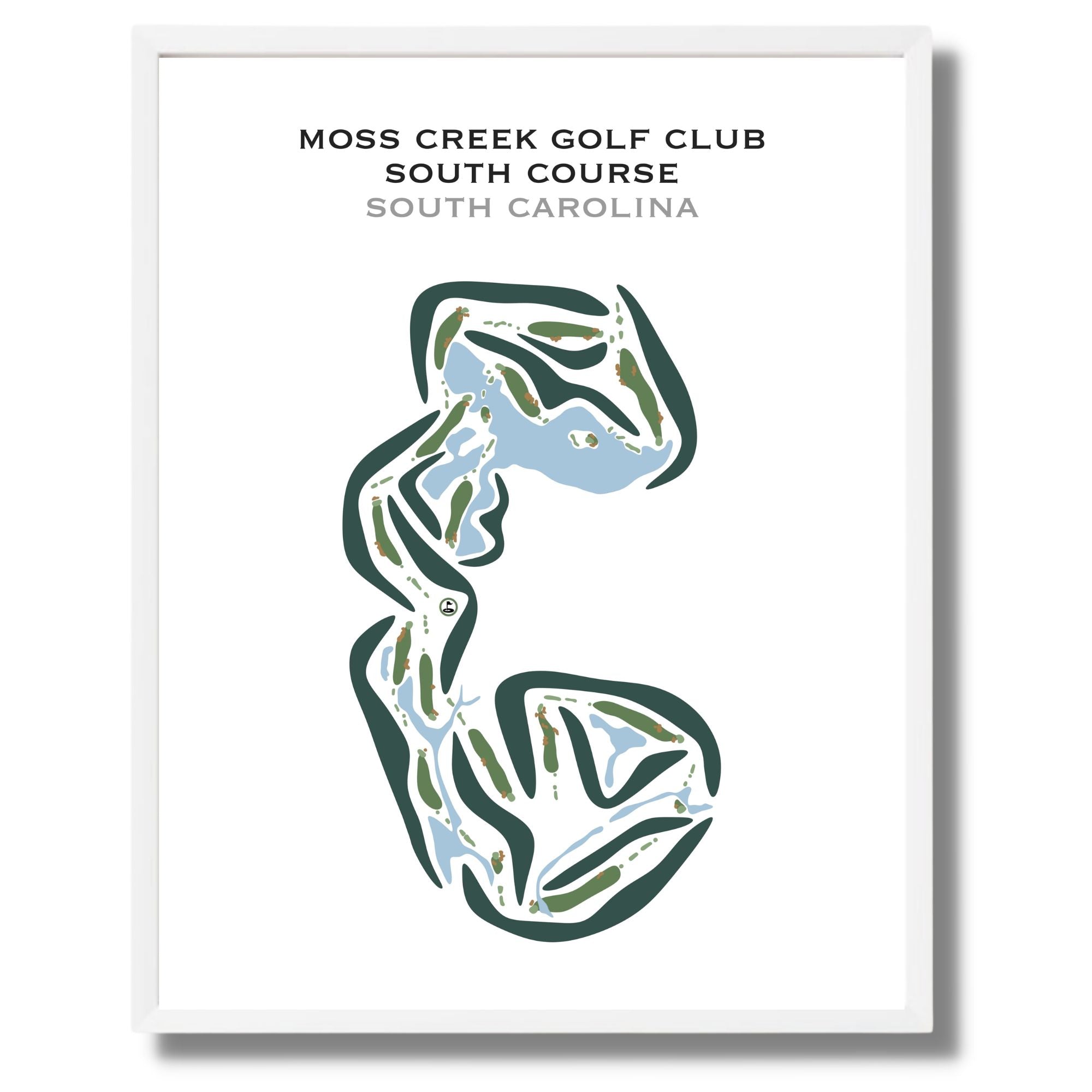 Moss Creek Golf Club - South Course, South Carolina - Printed Golf Courses