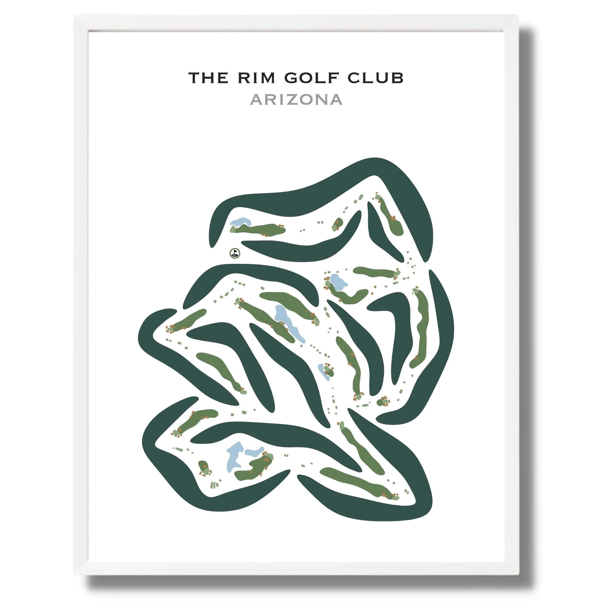 The Rim Golf Club, Arizona - Printed Golf Courses
