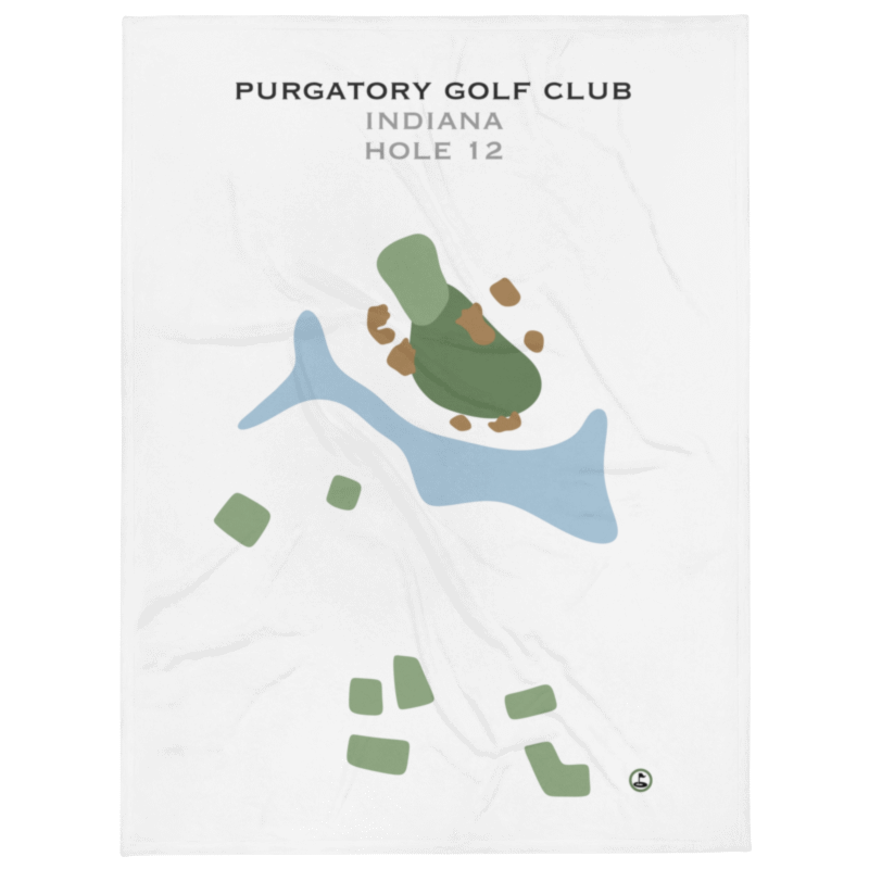 Purgatory Golf Club - Hole 12, Indiana - Printed Golf Courses