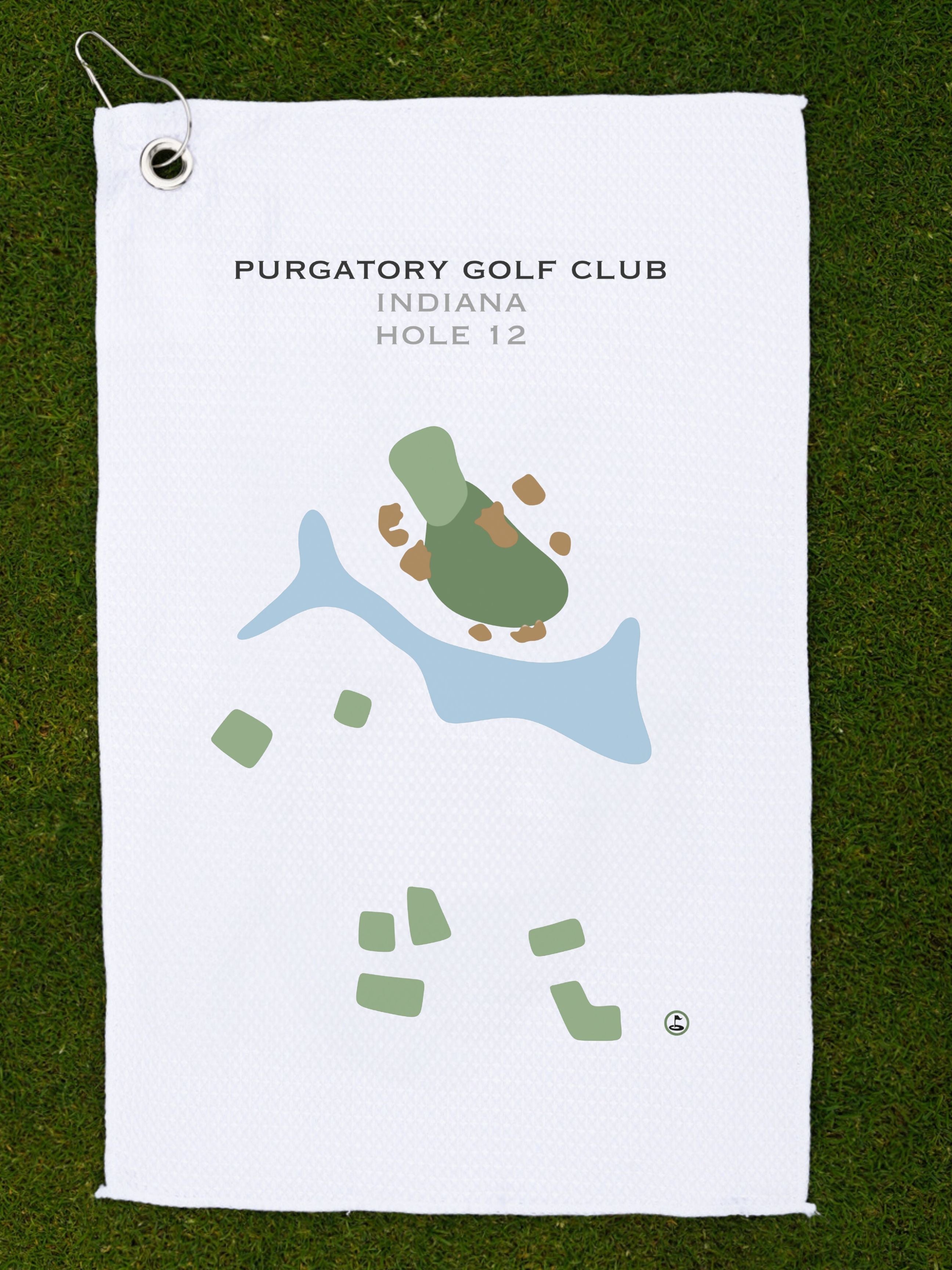 Purgatory Golf Club - Hole 12, Indiana - Printed Golf Courses