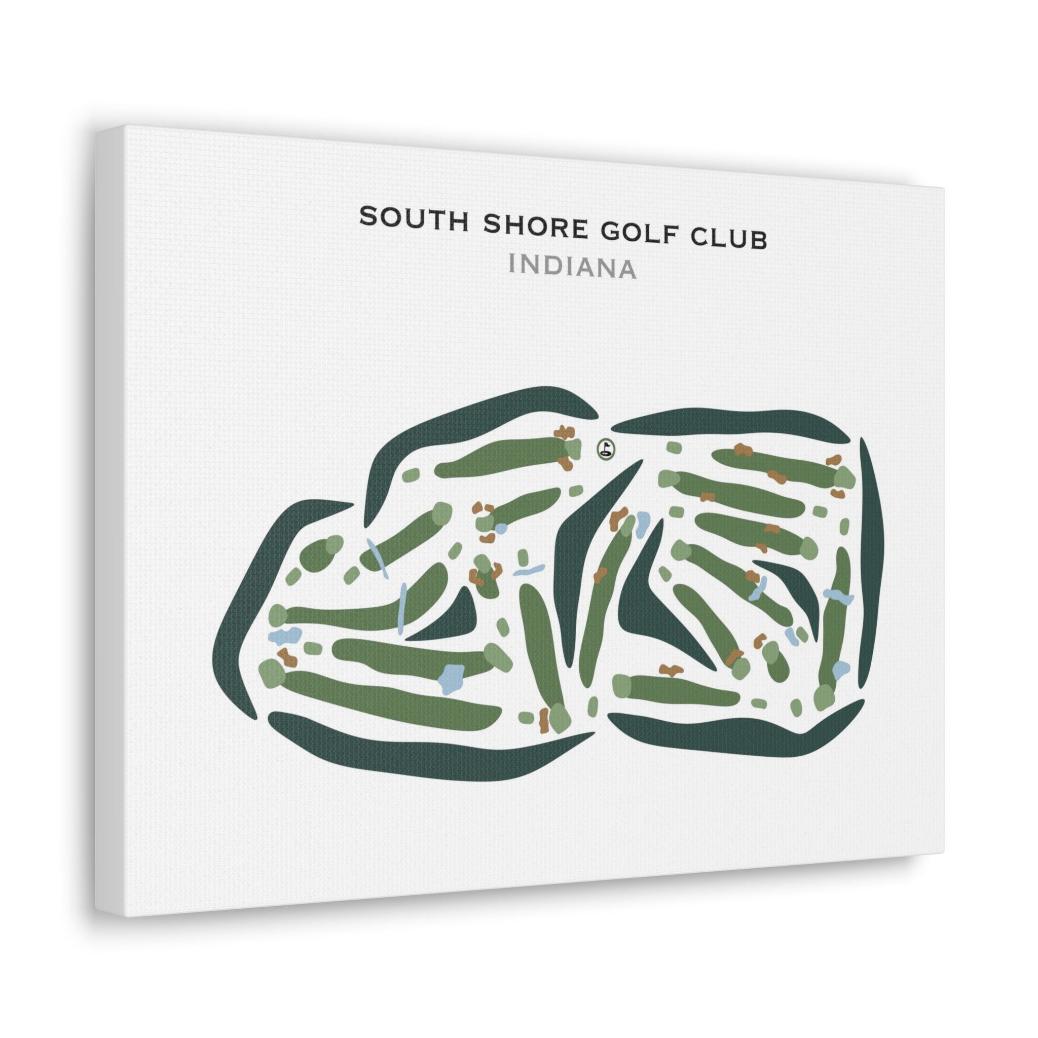 South Shore Golf Club, Indiana - Printed Golf Courses