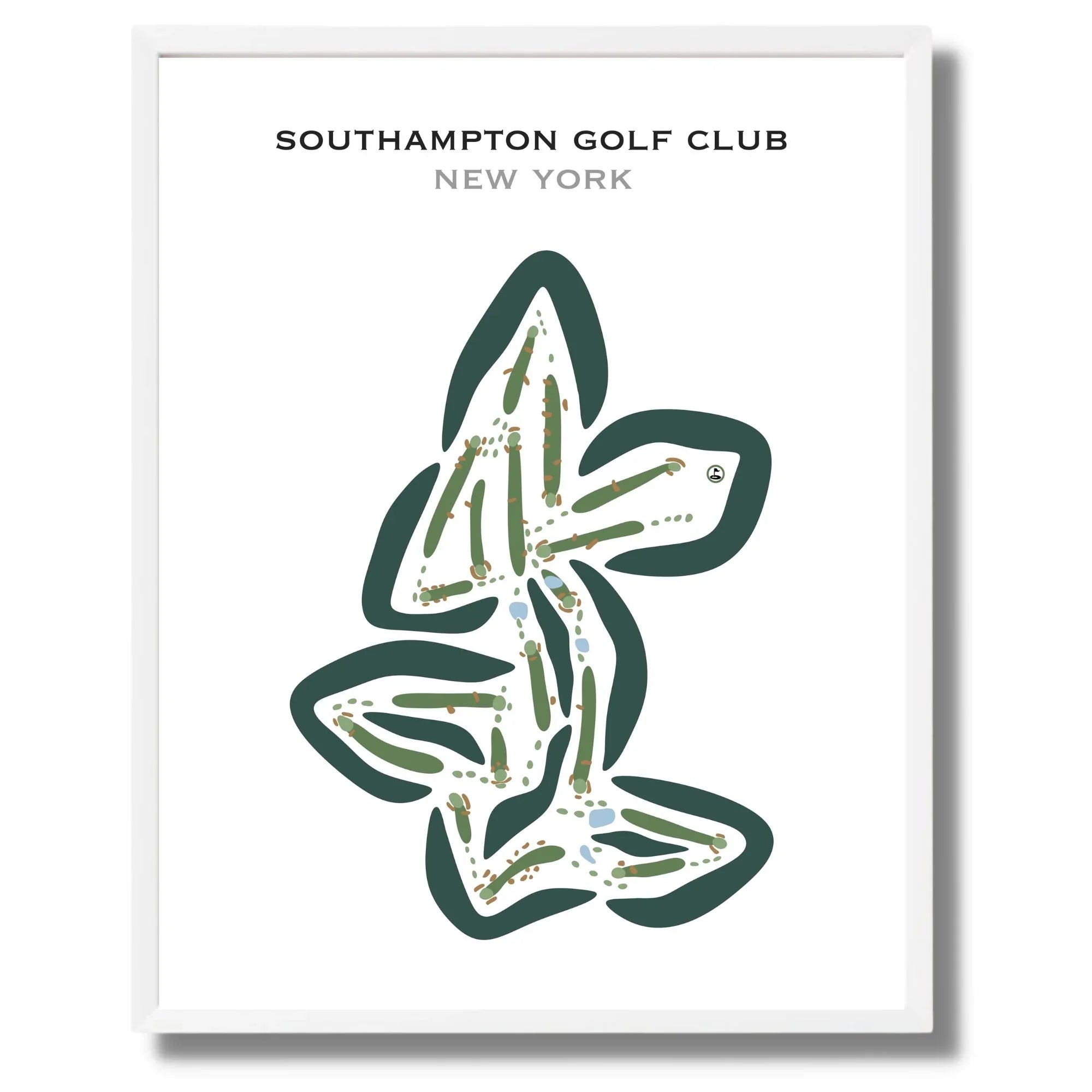 Southampton Golf Club, New York - Printed Golf Courses
