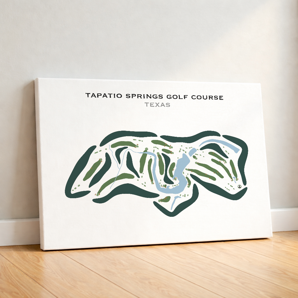 Tapatio Springs Golf Course, Texas - Printed Golf Courses