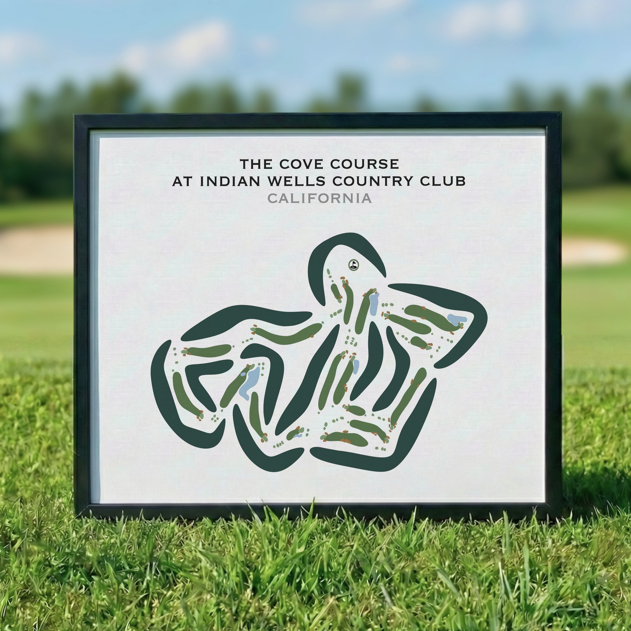 The Cove Course at Indian Wells Country Club, California - Printed Golf Courses