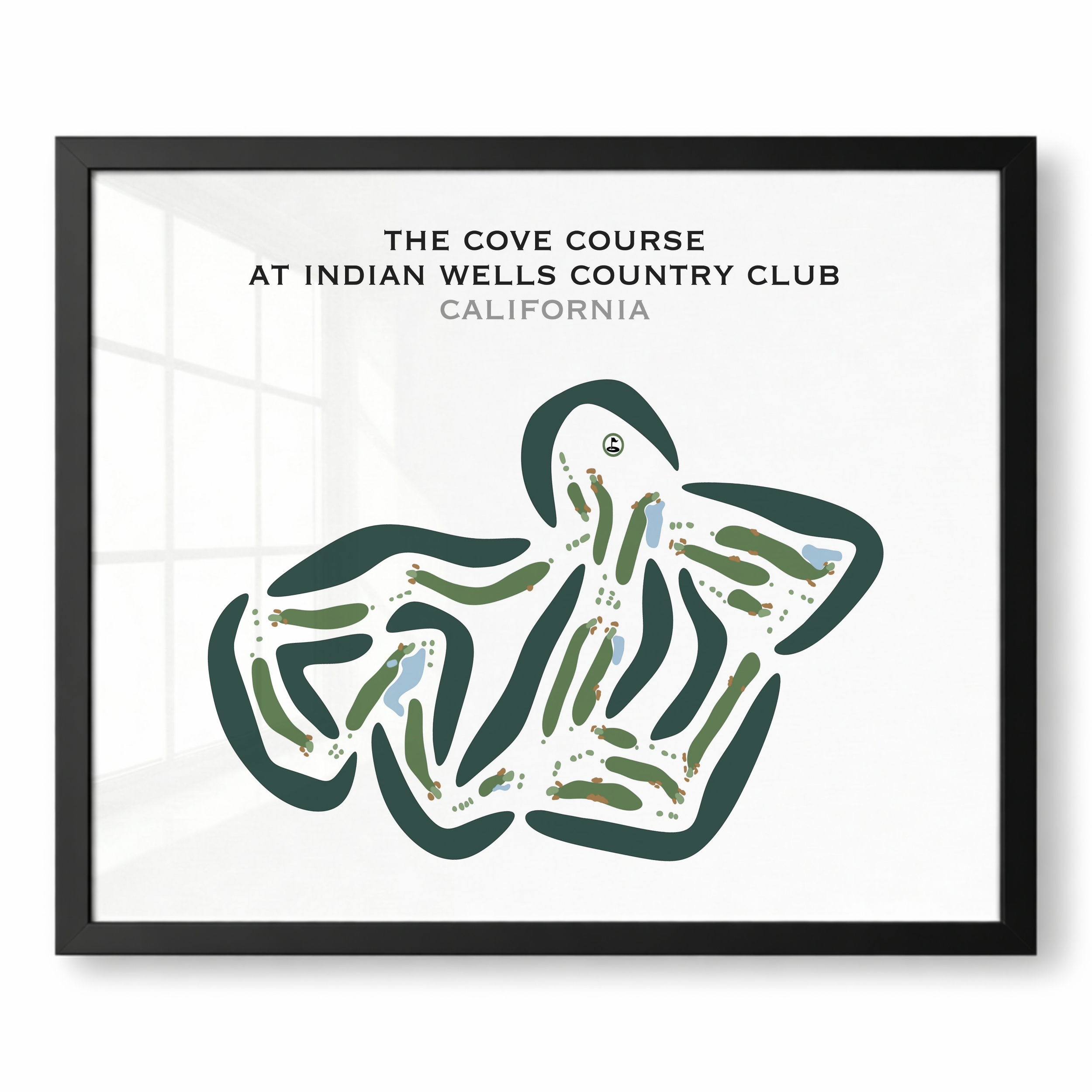 The Cove Course at Indian Wells Country Club, California - Printed Golf Courses