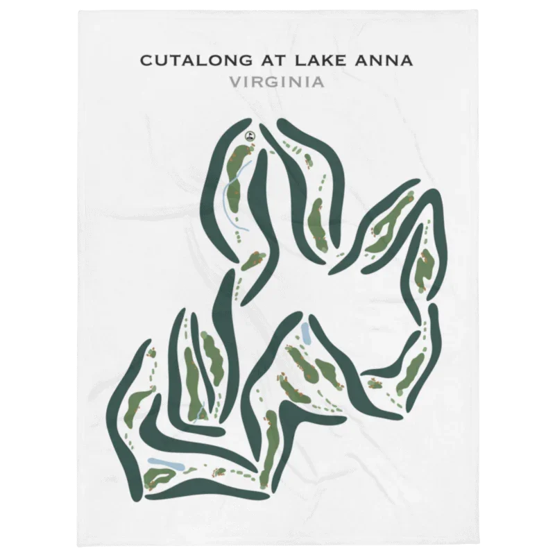 Cutalong at Lake Anna, Virginia - Printed Golf Courses
