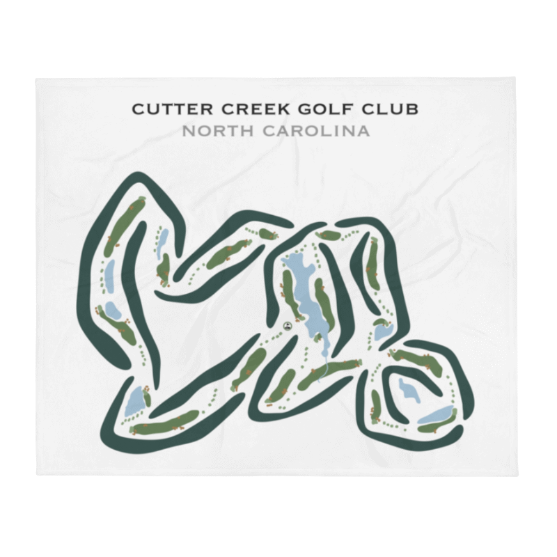 Cutter Creek Golf Club, Hookerton, North Carolina - Printed Golf Courses