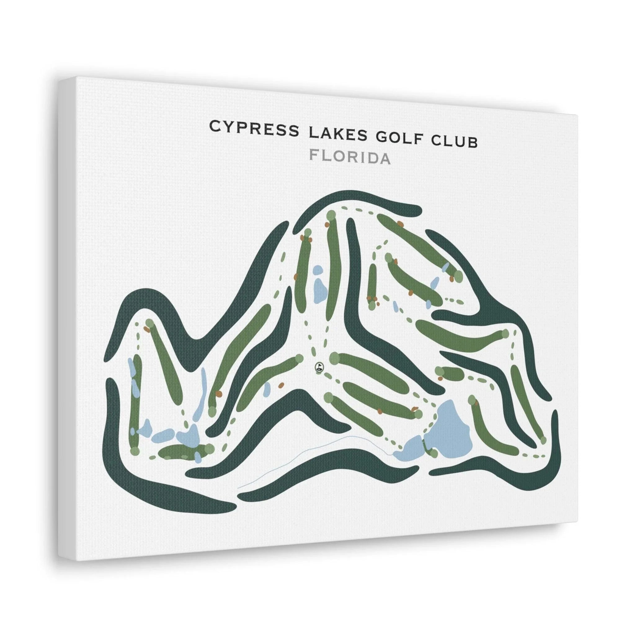 Cypress Lakes Golf Club, Florida - Printed Golf Courses