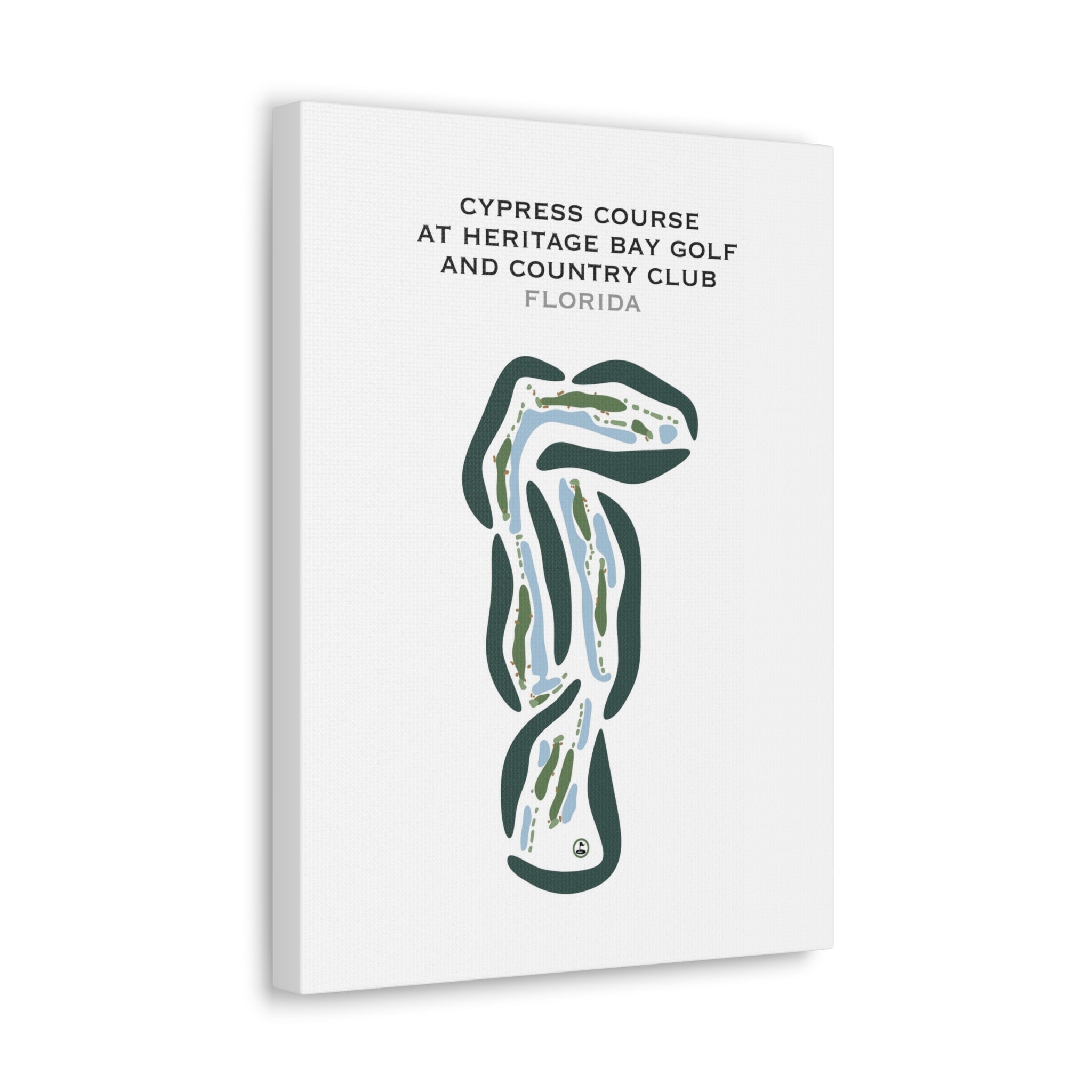 Cypress Course at Heritage Bay Golf and Country Club, Florida - Printed Golf Courses