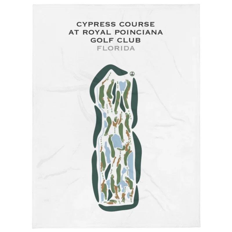 Cypress Course at Royal Poinciana Golf Club, Florida - Printed Golf Courses