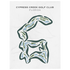 Cypress Creek Golf Club, Florida - Printed Golf Courses