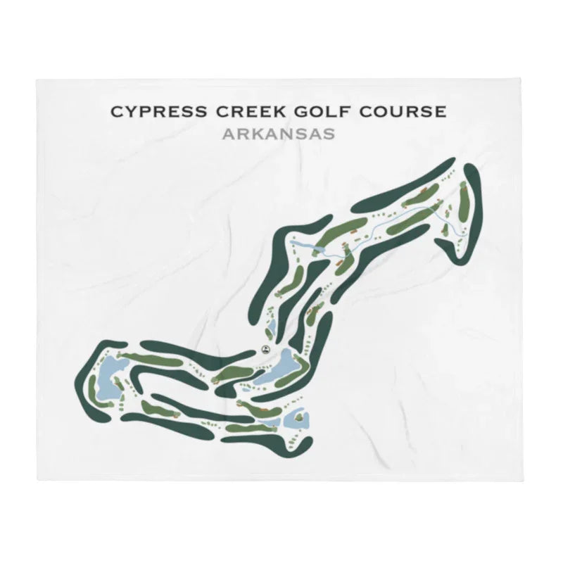 Cypress Creek Golf Course, Arkansas - Printed Golf Course