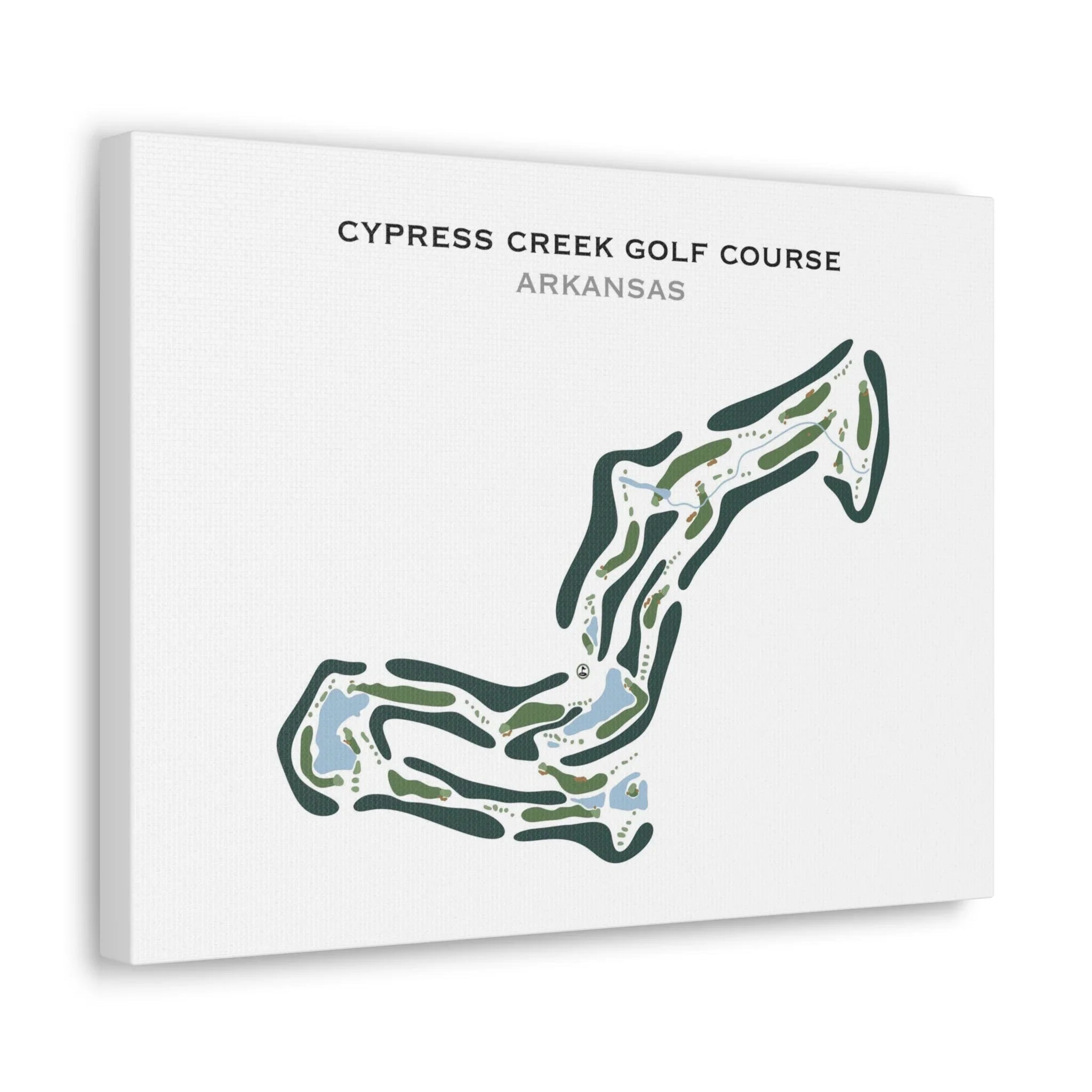 Cypress Creek Golf Course, Arkansas - Printed Golf Course