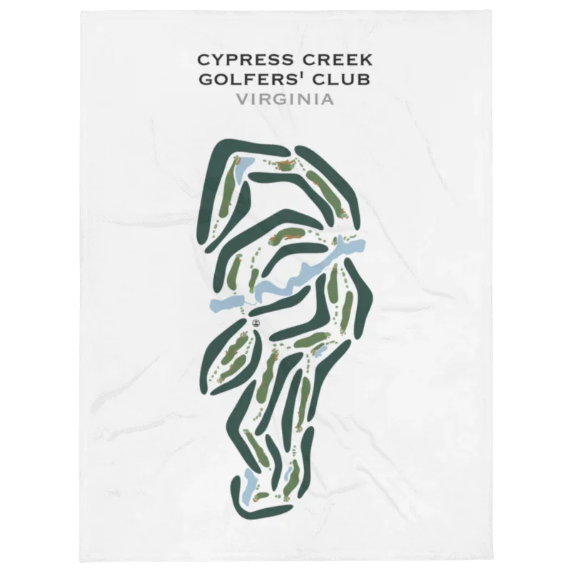 Cypress Creek Golfers' Club, Virginia - Printed Golf Courses