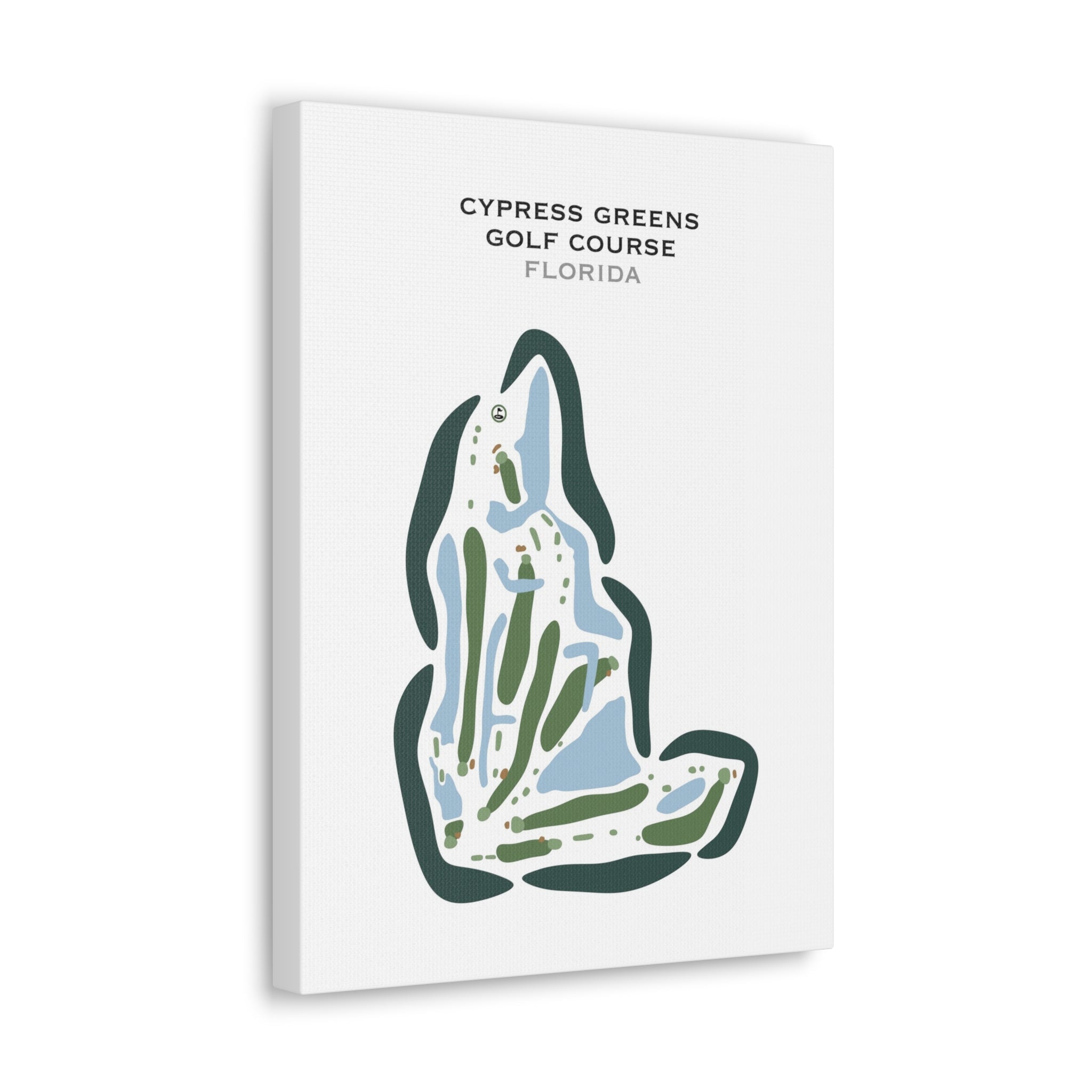 Cypress Greens Golf Course, Florida - Printed Golf Courses