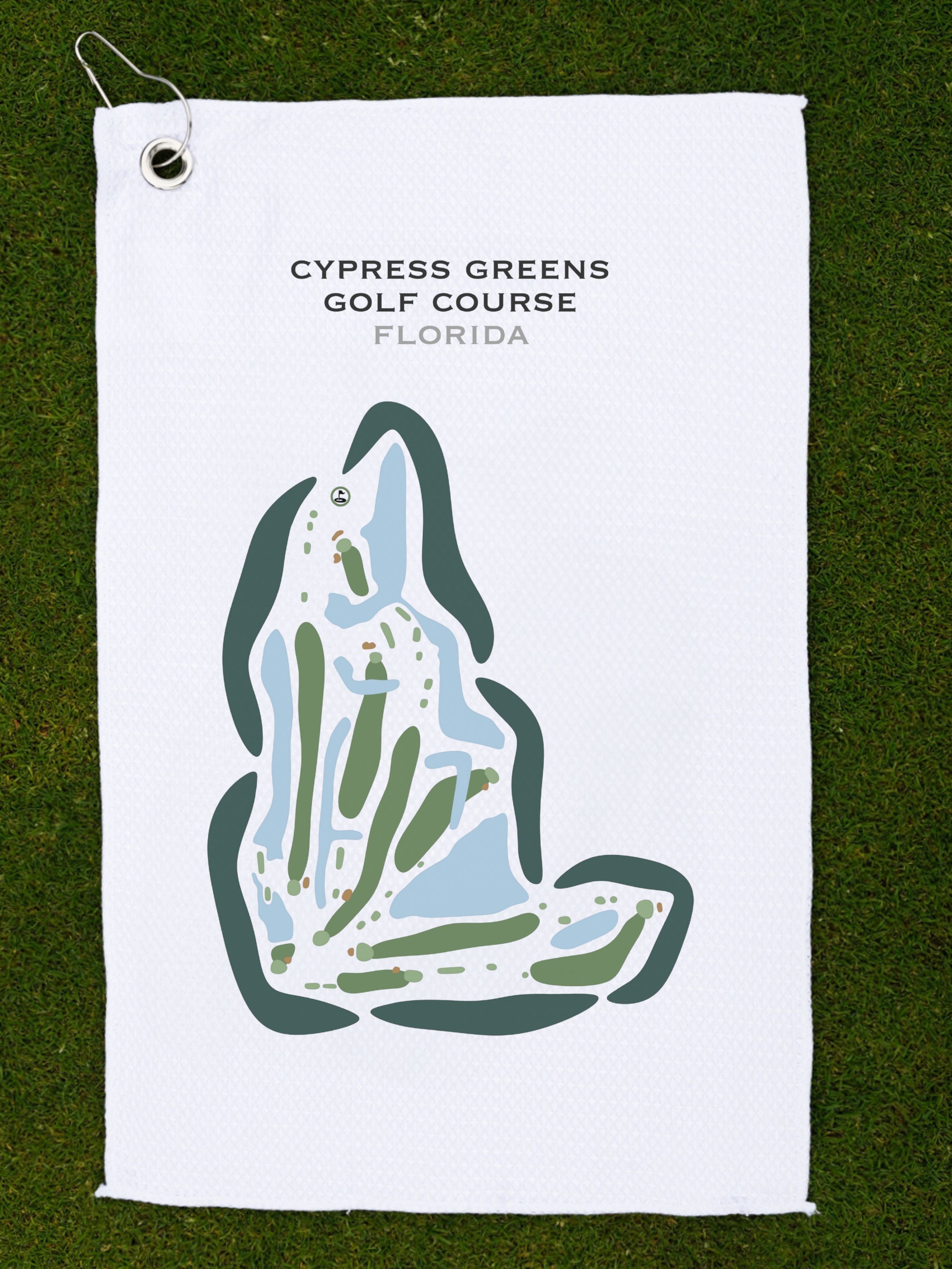 Cypress Greens Golf Course, Florida - Printed Golf Courses
