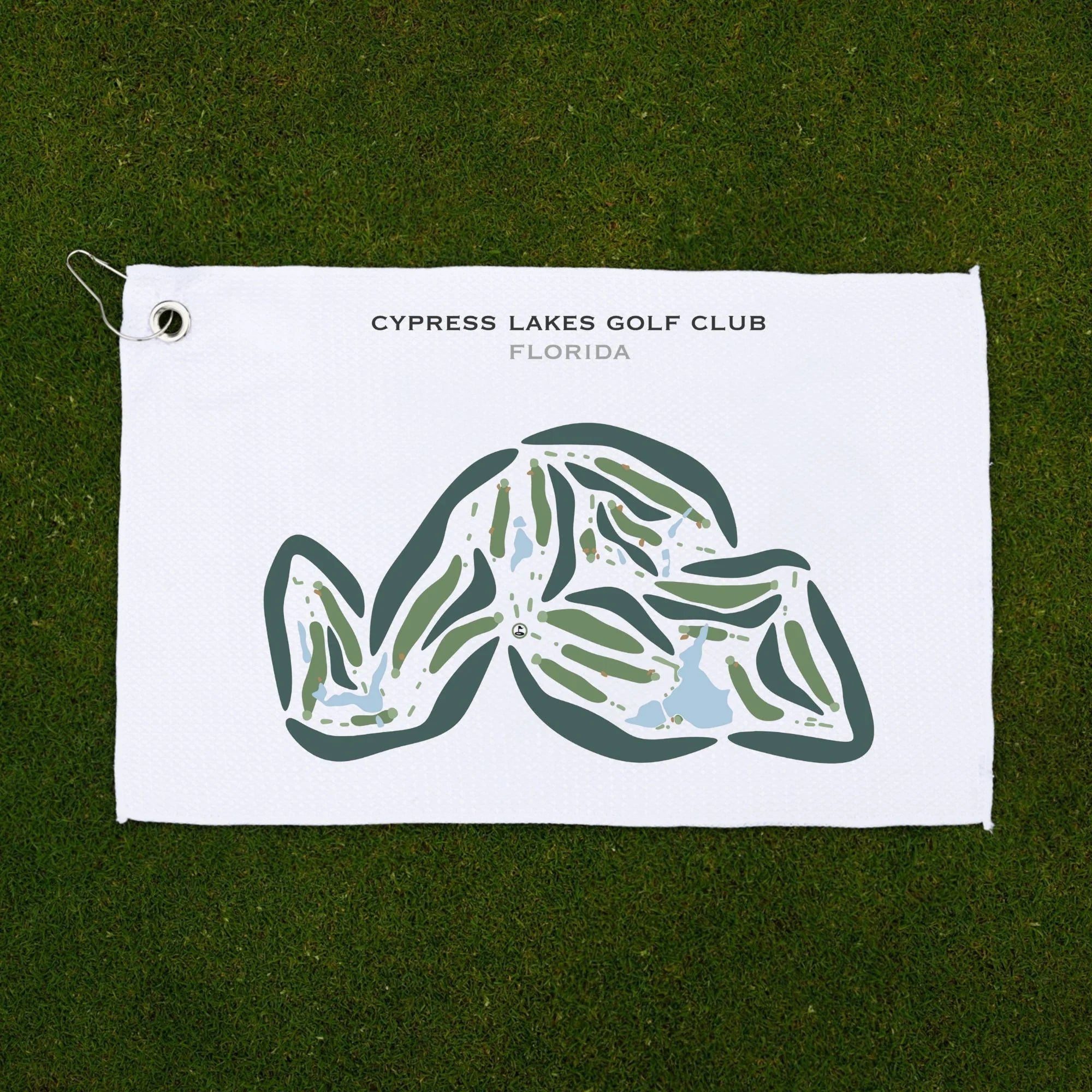 Cypress Lakes Golf Club, Cantonment, Florida - Printed Golf Courses