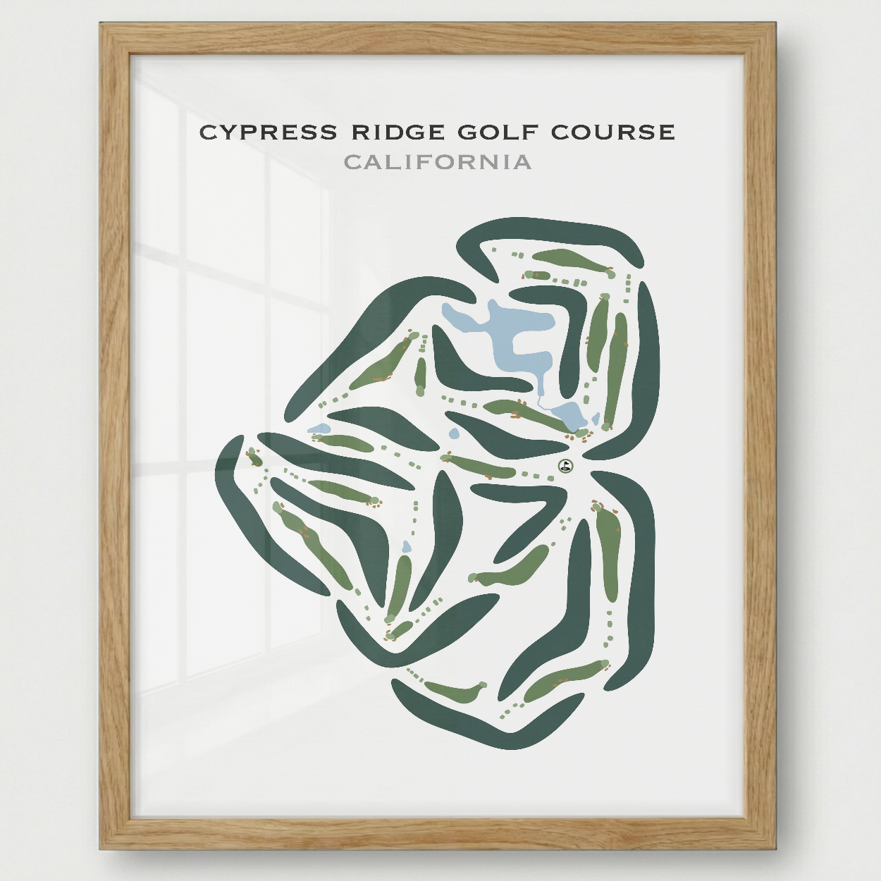 Cypress Ridge Golf Course, California - Printed Golf Courses