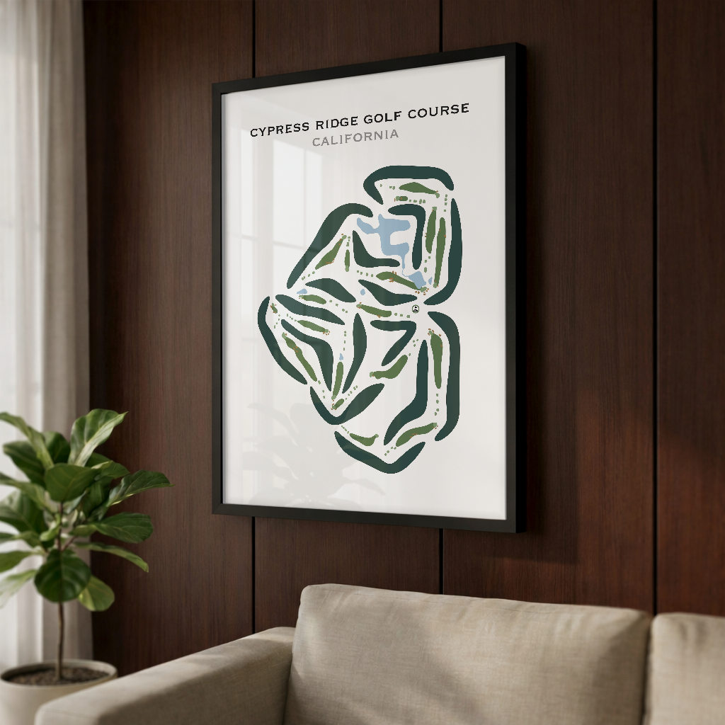 Cypress Ridge Golf Course, California - Printed Golf Courses