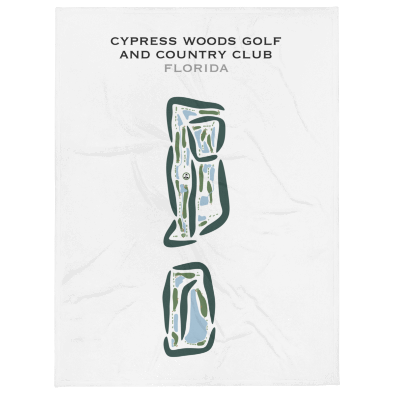 Cypress Woods Golf & Country Club, Florida - Printed Golf Courses