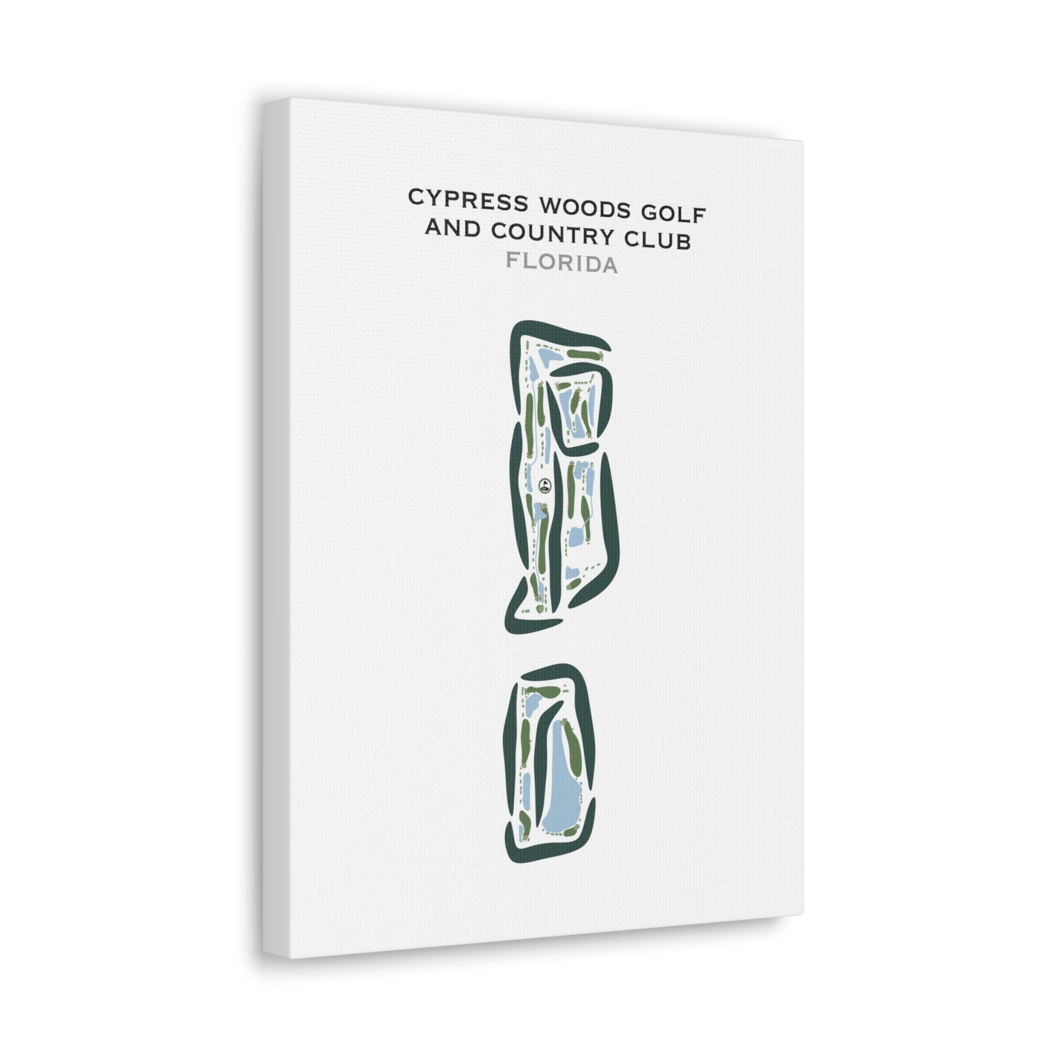Cypress Woods Golf & Country Club, Florida - Printed Golf Courses