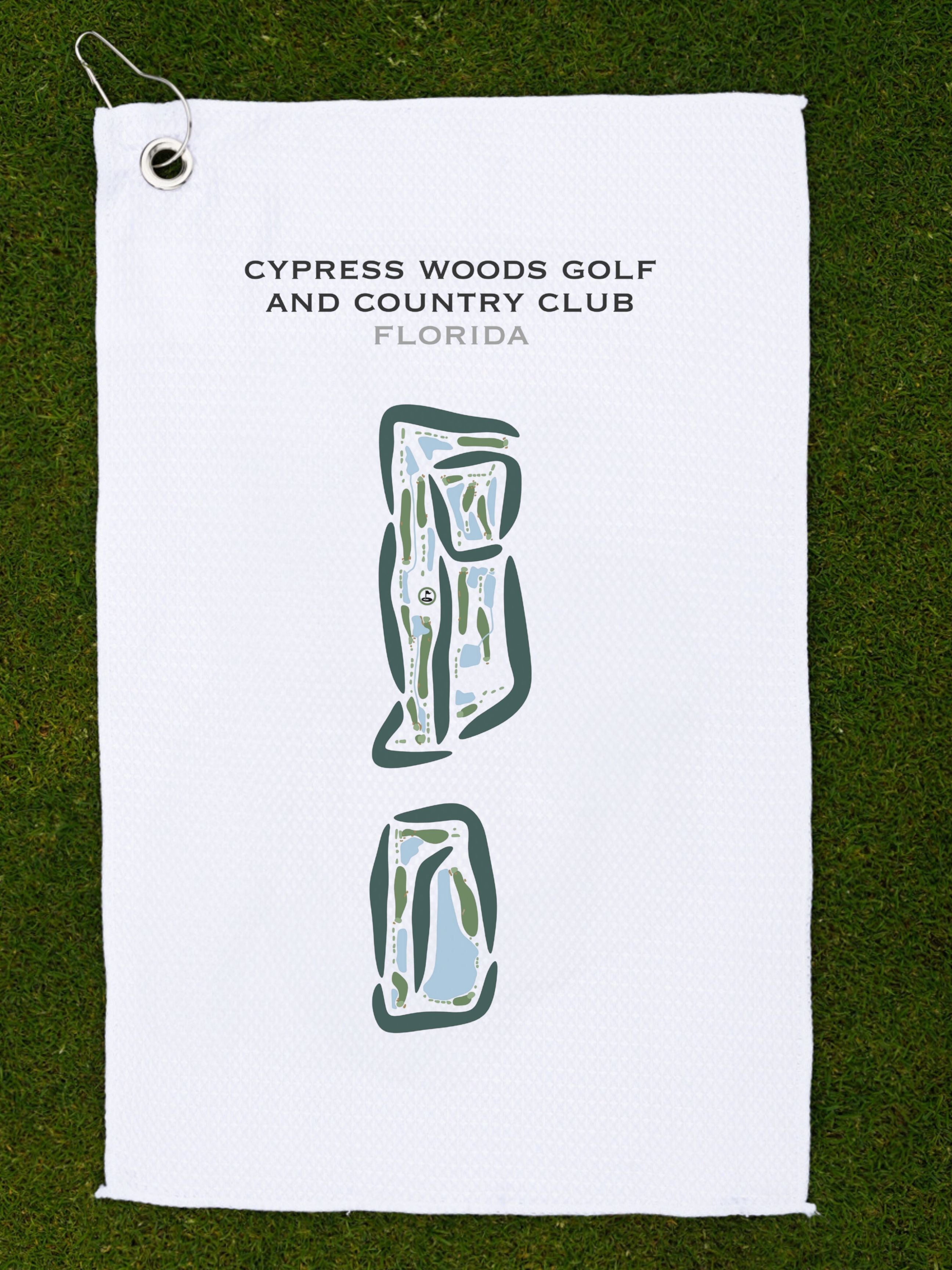 Cypress Woods Golf & Country Club, Florida - Printed Golf Courses