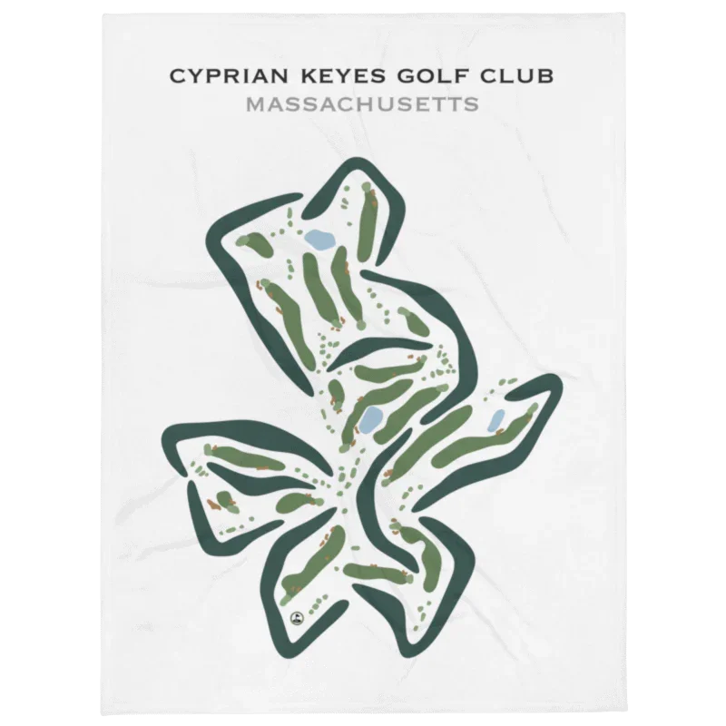 Cyprian Keyes Golf Club, Massachusetts - Printed Golf Courses
