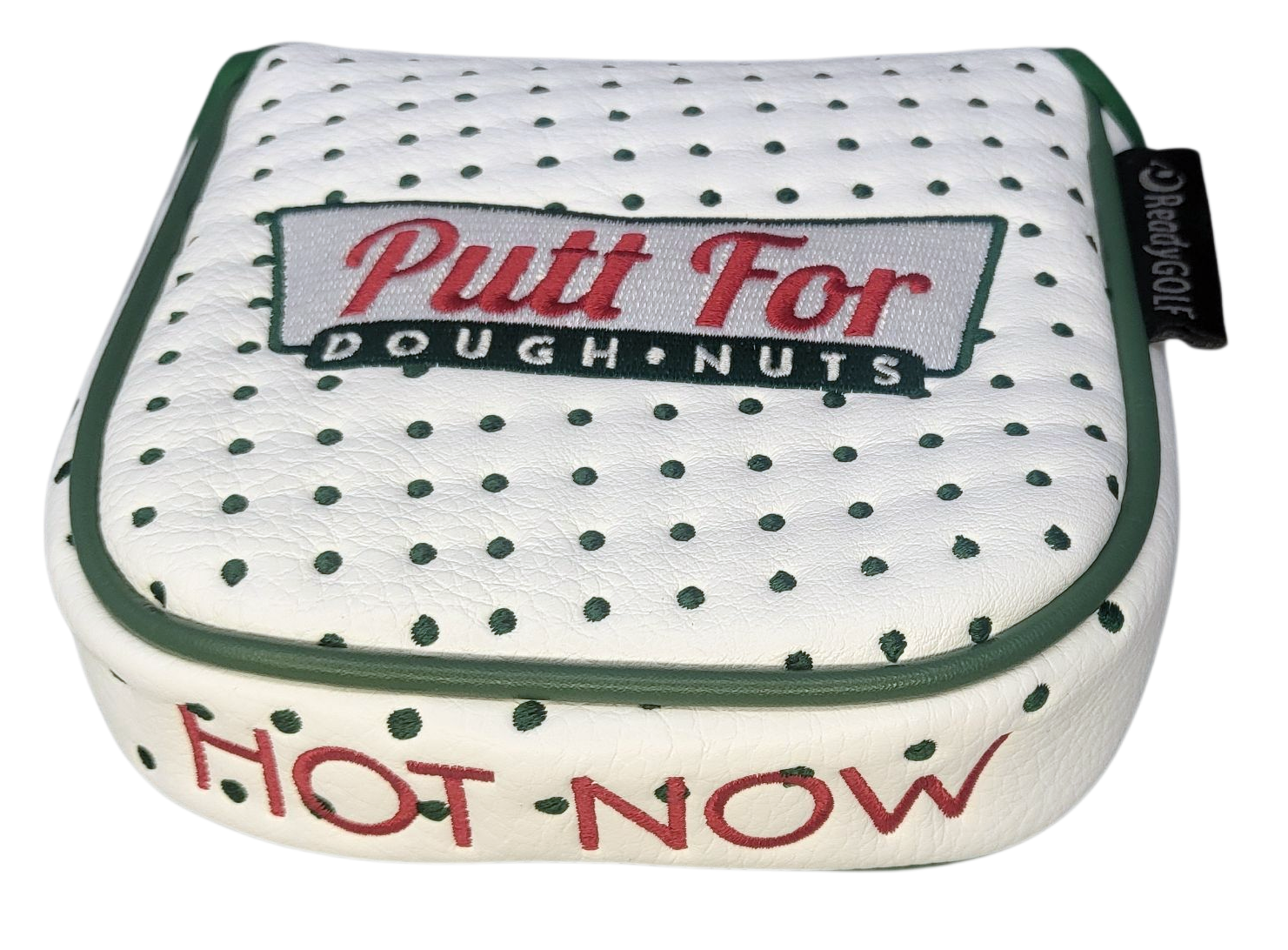 L.A.B. DF3 Embroidered Center-Shafted Putter Cover by ReadyGOLF - Donut Box (Putt for Dough-Nuts)