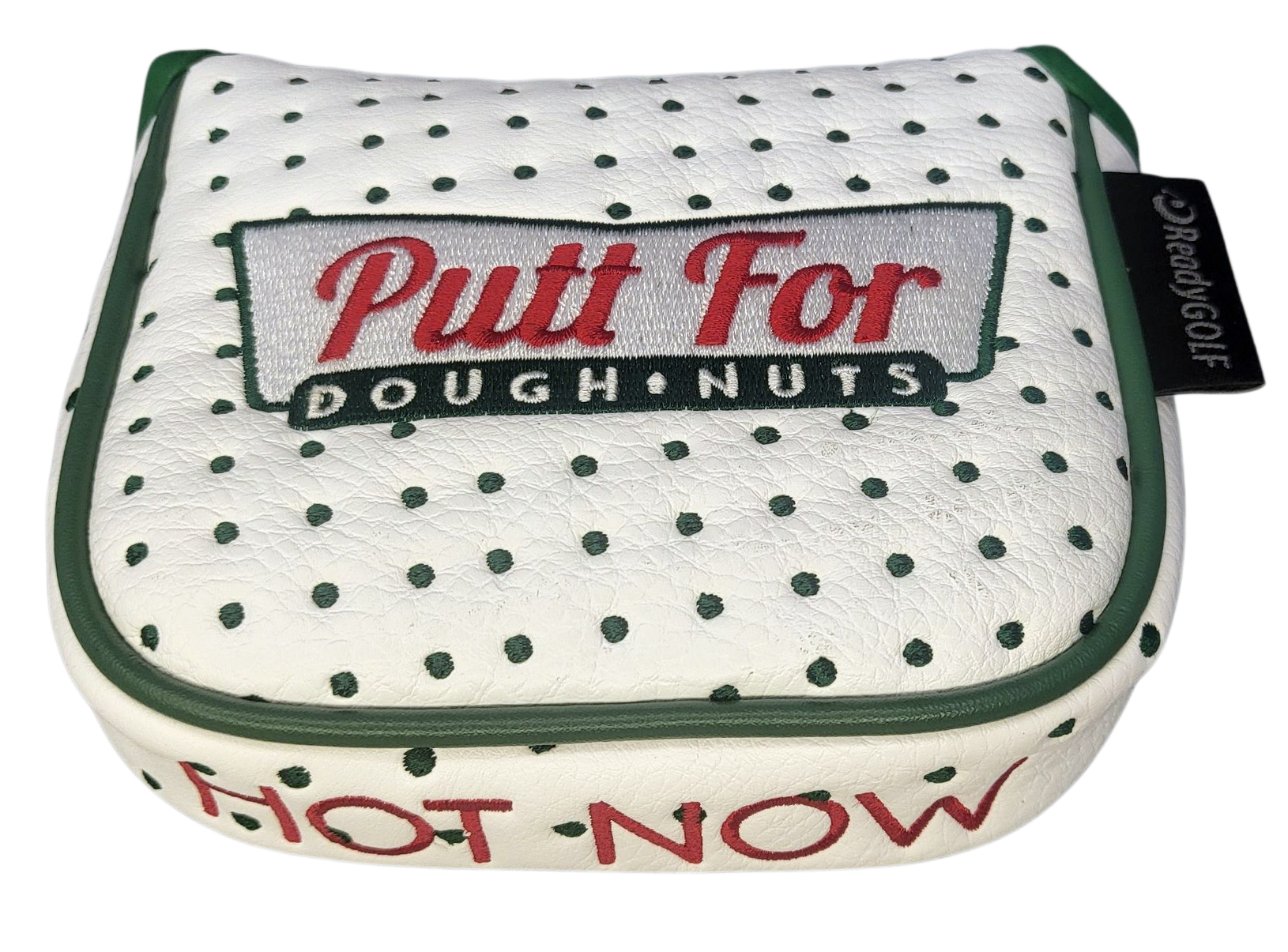 L.A.B. MEZZ OZ Embroidered Center-Shafted Putter Cover by ReadyGOLF - Donut Box (Putt for Dough-Nuts)