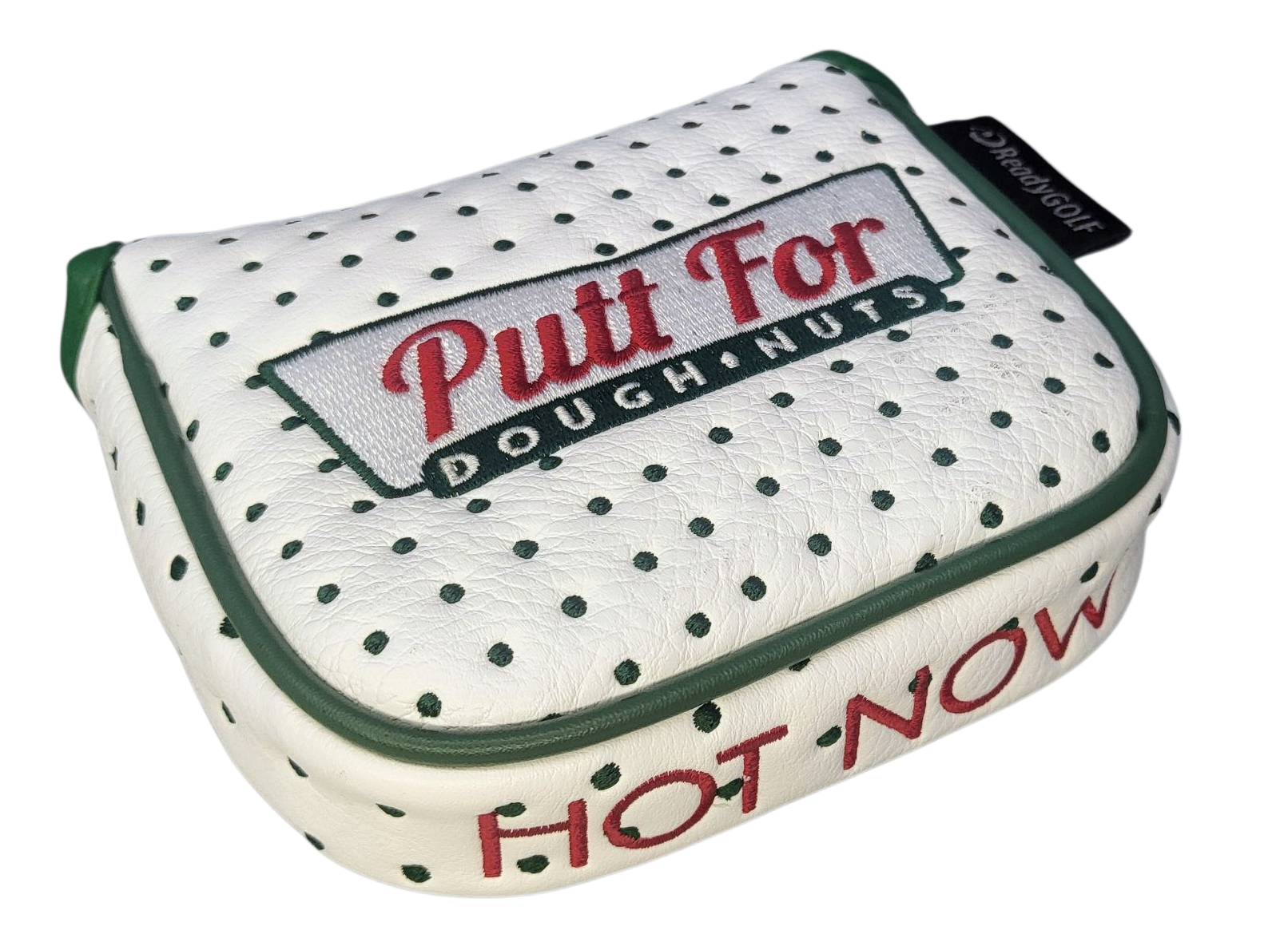 TaylorMade Spider ZT Center-Shafted Putter Cover by ReadyGOLF - Donut Box (Putt for Dough-Nuts)