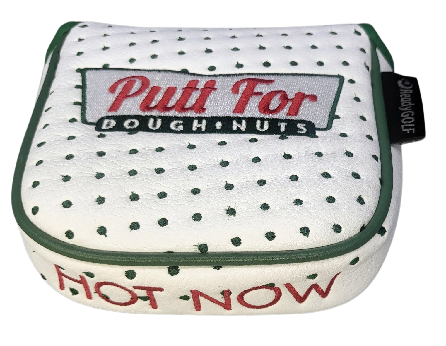Donut Box (Putt for Dough-Nuts) Embroidered Mallet Putter Cover by ReadyGOLF