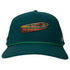 Driftwood Golf Hat | Snapback Cap | Built-in Magnetic Ball Marker Holder + Marker Included | Adjustable | Wood Boat Teal